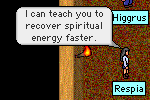 Respia teaches spirit recovery.